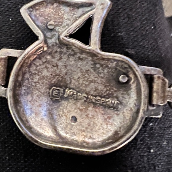 ESCADA Women’s Vintage Apple, Strawberry, Pear, Cherries Brushed Metal Belt - Picture 10 of 16